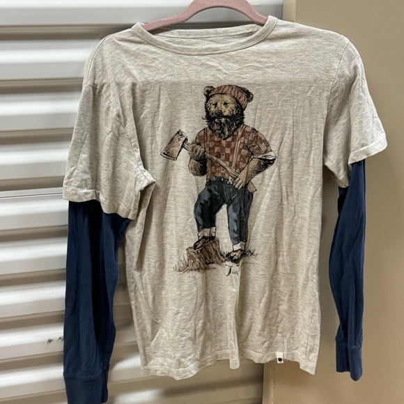 Lucky Brand Mens Lumbear Jack Long Sleeve Tee - Picture 4 of 7